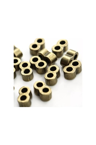 Kafebizu 10 Adet Boncuk Ayırıcı 16.5x9x9 Mm Bronz 209195166