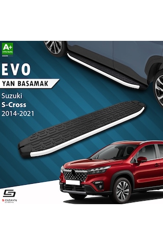 S-dizayn Suzuki Sx4 2 S-cross Evo Aluminyum Yan Basamak 173 Cm 2014 Üzeri