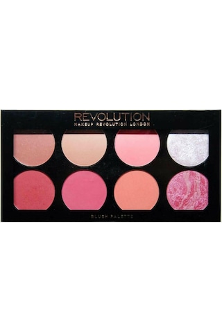 Revolution Ultra Sugar and Spice 8'li Mat Ve Işıltılı Allık Palet