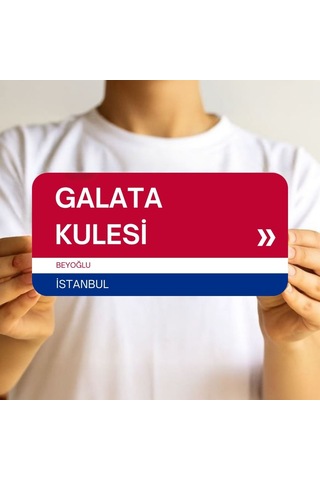 Kişiselleştirilebilir Sokak Tabelası İsimli Ve Yönlendirmeli Dekoratif Plaka Tasarımı