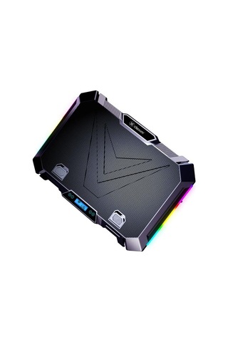 K28 Premium 8 Fanlı Rgb Yükseklik Ayarlı Stand 17" Gaming Notebook Soğutucu Telefon Tutuculu