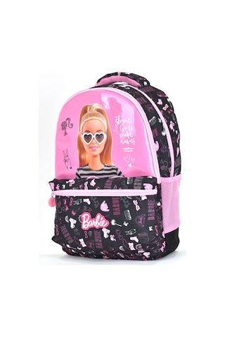 Barbie Kız Çocuk Çok Gözlü Okul Sırt Çantası Pembe 2701