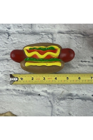 Runaway Sesli Köpek Oyuncağı - Dayanıklı Hot Dog Vinil