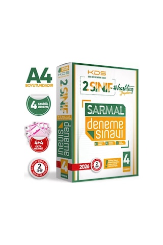 2026 2.sınıf Maarif Modeli Hashtag Yayınları 4lü Sarmal Özgün Deneme Paketi