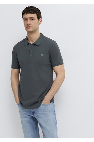 Mavi - Mavi Mühür Logo İşlemeli Yeşil Polo Tişört 8804371598