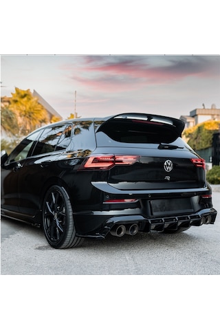 Apex Aero Design - Volkswagen Golf Mk8 R 2020-2024 - Arka Tampon Eki - Rear Valance