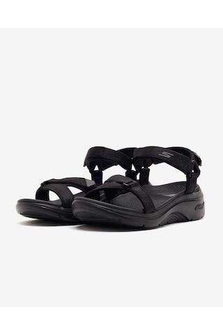 Skechers Go Walk Arch Fıt 2.0 Sandal Kadın Siyah Sandalet 140876 Bbk Siyah