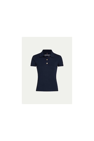 Tommy Hilfiger Kadın Lacivert Polo T-shirt Lacivert