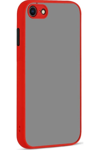 Apple Uyumlu iPhone Se 2020 Kılıf Zore Hux Düğme Ve Kapak Zıt Renk Kılıf