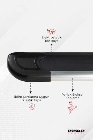 Fiat Fiorino Uyumlu Alüminyum Basamak