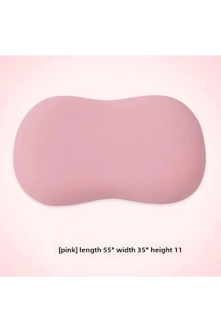 Yunboo Yumuşak Hafıza Köpük Kedi Karın Yastığı - Boyun Desteği, Uyku Kalitesi Artırıcı, 35x55cm Pembe 650g Toptan Satış Pembe