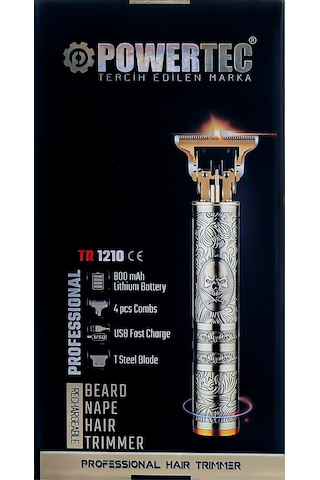 Powertec TR-1210 Sakal Ense Tıraş Makinesi