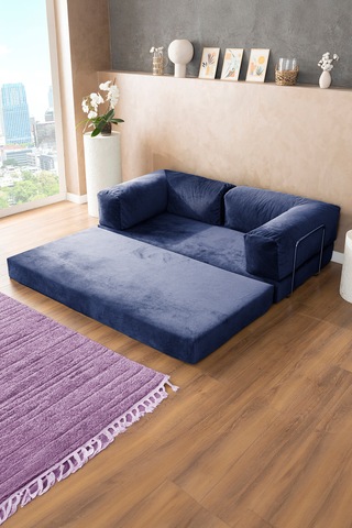 Argimo Godila Yatak Köşe Koltuk Lacivert