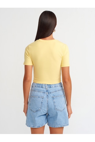 Dilvin Denim Şort 101a71679 Mavi