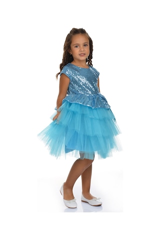Mnk Baby & Kids Pul Payet Tütü Parti Elbisesi 001
