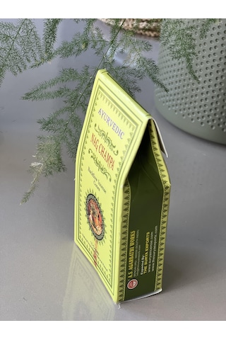 Ayurvedic Marka Geri Akışlı Ters Akışlı Nag Champa Konik Tütsüsü 10 Adet