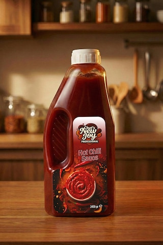 Chefs New Joy Hot Chili Sosu Acı Biber Sosu Hot Chili Sauce 2400 G
