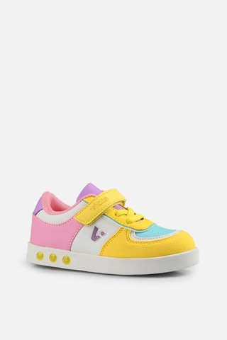 Vicco Sam Işıklı Kız Okul Öncesi Sarı Sneaker Sarı