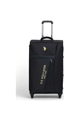 U.s. Polo Assn. Siyah Kumaş Unisex Orta Boy Valiz Plvlz22816b-o Siyah