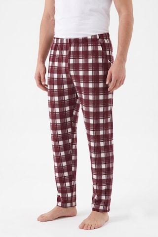 İki Yıldız Erkek Tek Penye Pijama Alt Bgl-st05658 Bordo