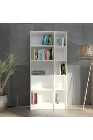 Yetimobilya Kuta Flat85 Kitaplık Kütüphane