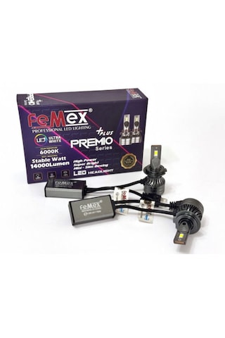 Premio Plus H7 Şimşek Etkili Led Xenon 14000 Lumen