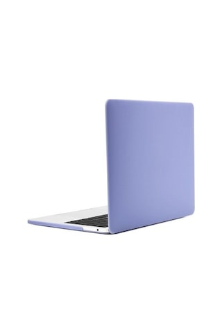 Arabulalaca Apple Uyumlu MacBook Air 13 A1932 Mat Doku Hardcase Kılıf Gök Mavi