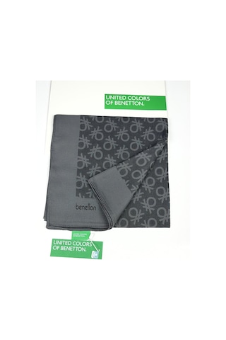 Benetton Elegante Uno Şal 1024 Koyu Antrasit