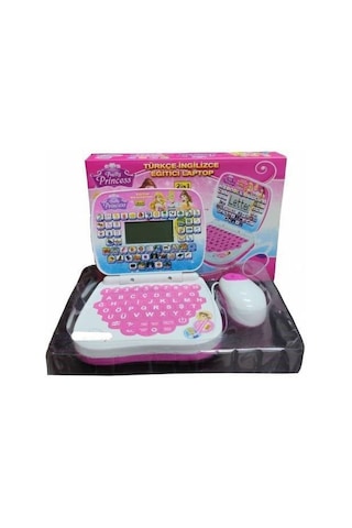 Princess Eğitici Oyuncak Bilgisayar Oyuncak Laptop Türkçe İngiliz