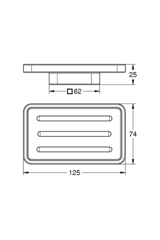 Grohe Selection Cube Sabunluk - 40806000