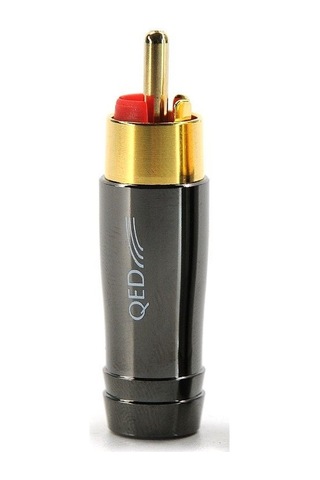 Qed Qe-6122/Qe-6120 Rca Uç Kırmızı/Siyah 2 Adet ı