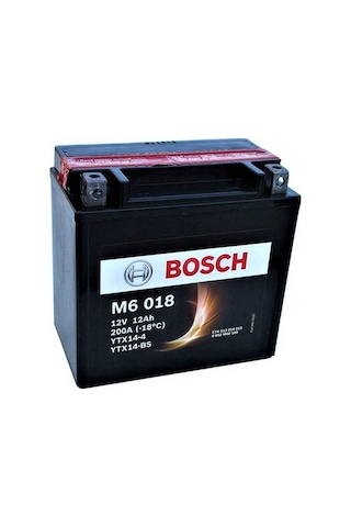 Bosch 12V 12AH-Amper M6018 YTX14-BS Mercedes Yedekleme Aküsü