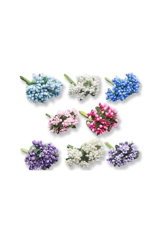 Mutluadim 12 Demet (144 Adet) Iri Pıtırcık Tomurcuk Çiçek Cipso