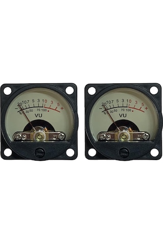 Suntek 2 Adet Analog Vu Metre Panel Kiti Desibel / Seviye Test