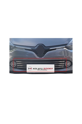 Renault Clio 4 Sport Tourer Ön Tampon Çıtası 6 Prç Krom 2013-2016 N11.1881
