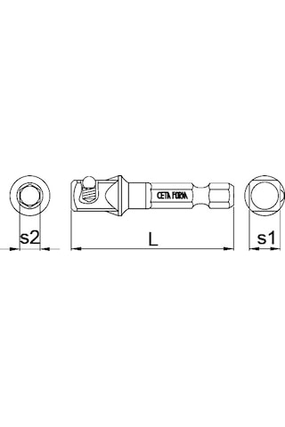 Ceta Form Bt/7000 Serisi - P Lokma Adaptörleri makina ile Kullan 1-4 - 1-4 50 Mm