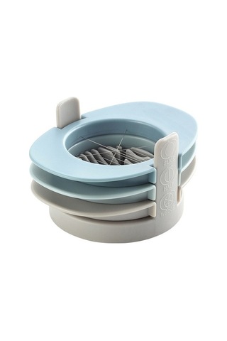 Pazly Cbtx 3'ü 1 Arada Yumurta Kesici, Yarım Kesilmiş Alet, Mavi Mavi