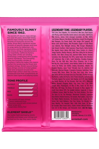 Ernie Ball 2834 Super Slinky Round Wound Bas Gitar Teli (45-100)