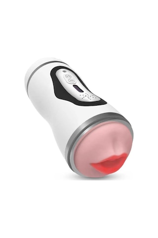 Carmine Realistik Ağız Ve Yapay Vajina Çift Taraflı Isıtmalı Mastürbatör