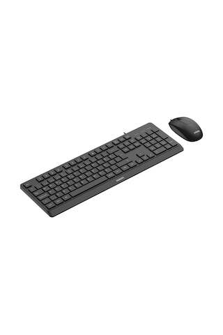Philips SPT6238 Kablolu Türkçe Q Klavye ve Mouse Seti Siyah