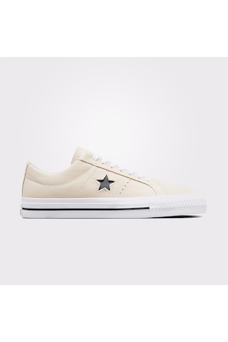 Cons One Star Pro Suede Unisex Krem Sneaker Krem
