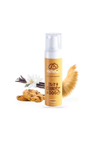Vanilya Kokulu Köpek Kuru Köpük Şampuan 200 Ml Susuz Bakım