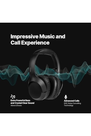 Kablosuz Bluetooth Katlanabilir Kulaküstü Kulaklık