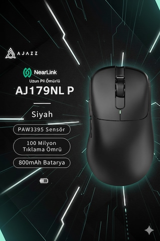 Aj179 Nl P Near-link 3 Modlu 1000hz 26.000 Dpı 800 Mah Batarya Paw 3395 - Yeni Nesil Bağlantı Modu Diğer