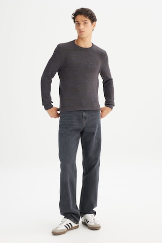 Lee Pamuklu Regular Fit Bisiklet Yaka Erkek Triko Kazak L2520364220 Kahverengi