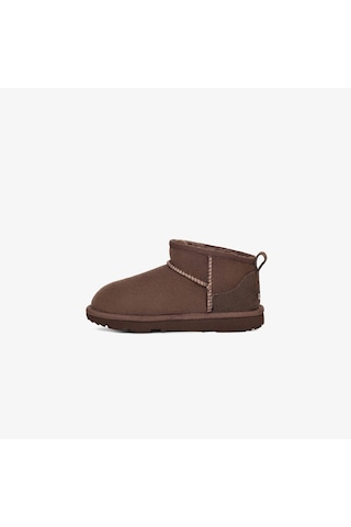 Ugg Classic Ultra Mini Çocuk Kahverengi Bot Düz 1130750k Kahverengi
