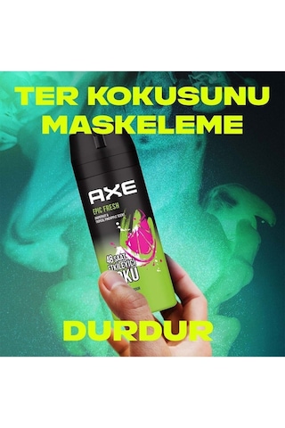 Erkek Deodorant & Bodyspray Epic Fresh 48 Saat Etkileyici Koku 150 Ml 3 Adet