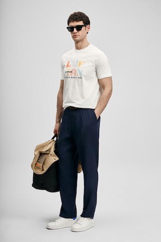 Lufian Sunny Modern Grafik T- Shirt Kırık Beyaz Kırık Beyaz 111020291100510