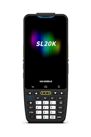 M3 Mobile Sl20k, Android 13, Wifi, Bluetooth, 4&amp Quot Dokunmatik Ve Tuşlu Ekran, 4 Gb Ram, 64 Gb Rom, 2d Karekod, El Terminali Kılıf Ve Ekran Koruyucu Dahil