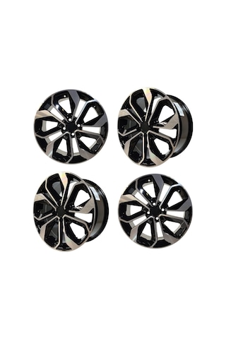 4 Adet Sonıc 7702 7.5 17 4 100 Et35 73.1 Black Jant Takım